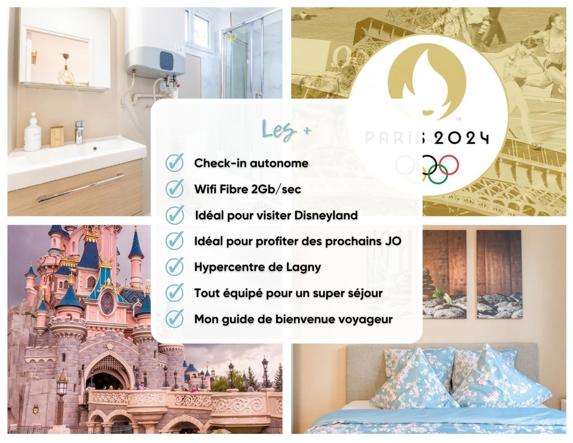 Lagny Sweethost - La Zen Room - Studio Proche Gare & Disneyland מראה חיצוני תמונה